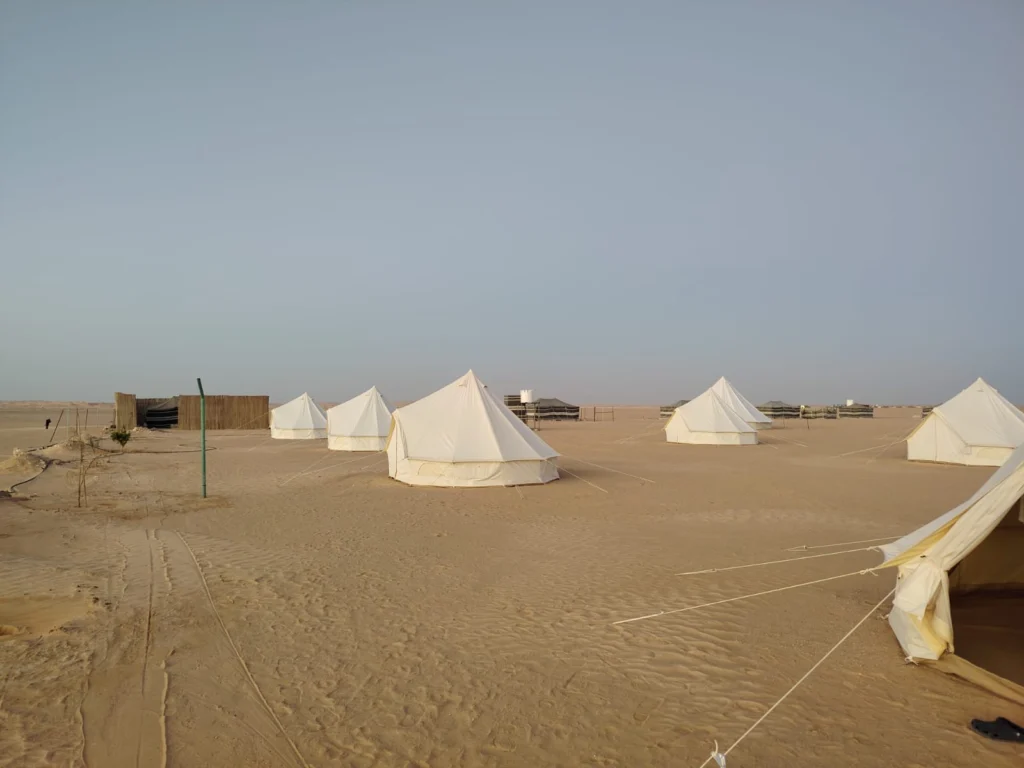 Camping in Rub Al Khali during Empty Quarter Desert Overnight Tour