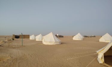 Camping in Rub Al Khali during Empty Quarter Desert Overnight Tour