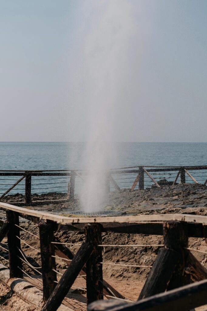 Al Mughsail Blowholes Salalah water jets