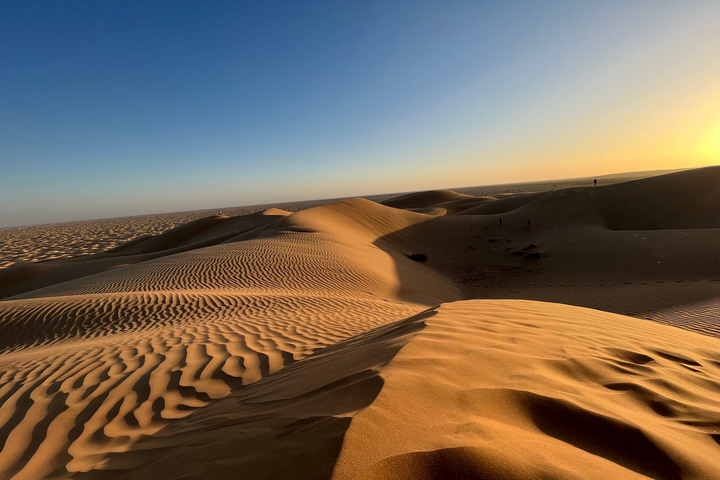 Sunset view in Rub Al Khali desert
