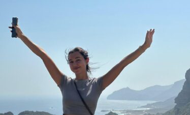 Hidden paradise beach in Dhofar Oman