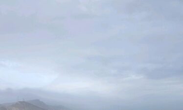 Close-up of sea spray coming out of blowholes at Mughsail coast