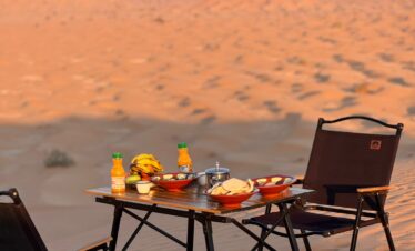 Desert setup in the Empty Quarter Salalah