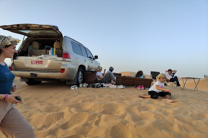 relaxing in the Empty Quarter desert