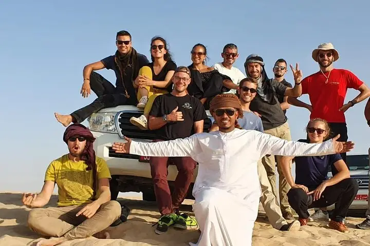 Group photo during Salalah Desert Safari