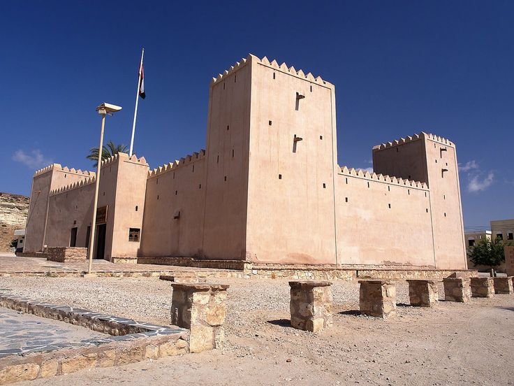 Exterior view of Taqah Castle in Salalah