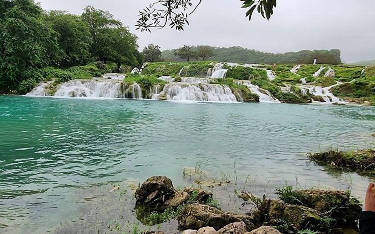 Natural stream flowing through Wadi Darbat