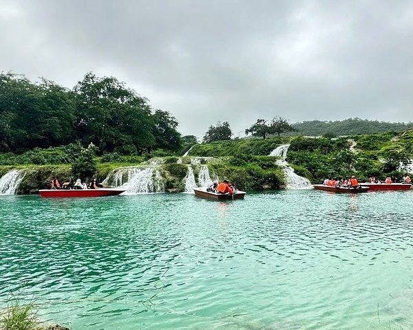Waterfalls at Wadi Darbat on East Salalah Safari private tour