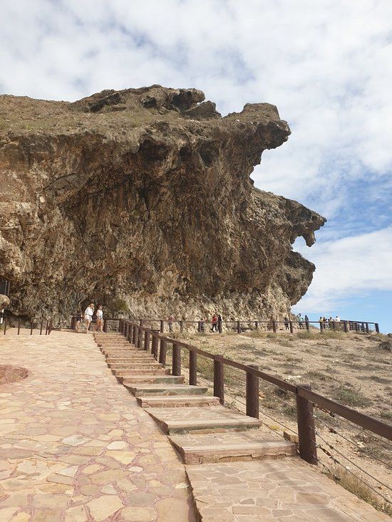 Tourists enjoying the sea breeze near Marneef Cave in West Salalah
