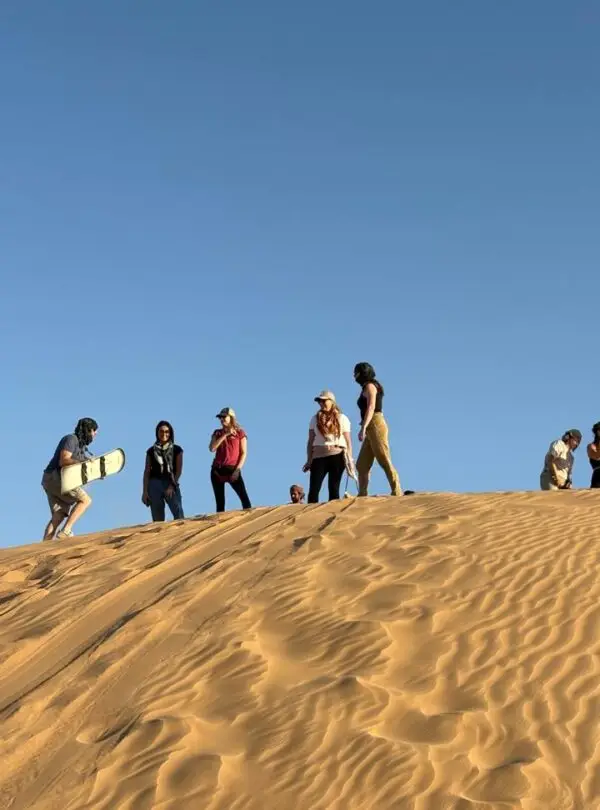 Sandboarding in the Empty Quarter desert Salalah
