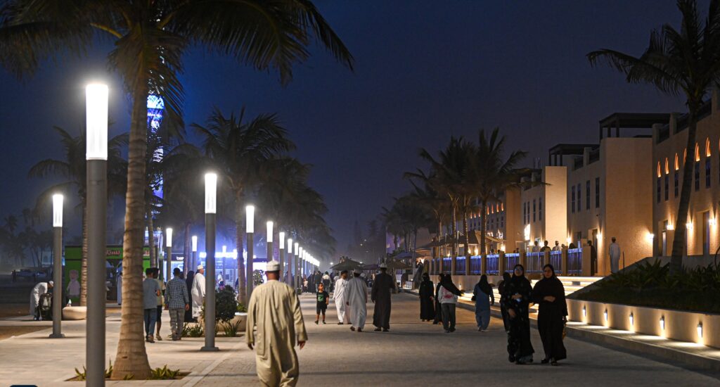 Frankincense and silver jewelry displayed at the traditional souq in Salalah