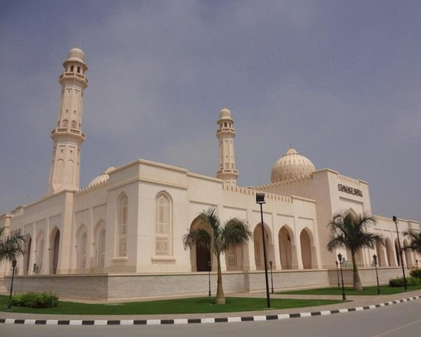 Sultan Qaboos Grand Mosque Salalah Oman exterior view