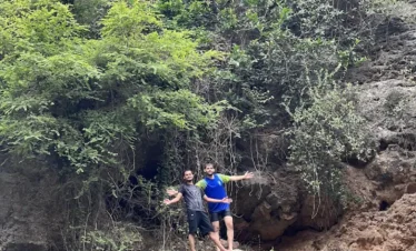 Guided hiking tour at Ayn Ghaidh Salalah