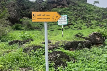 Moderate hiking trail in Salalah