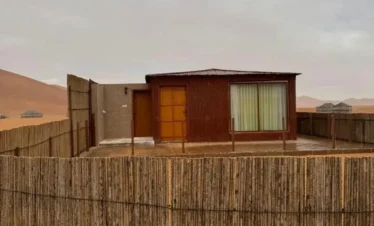 desert lodge at Rub Al Khali deep desert safari camp